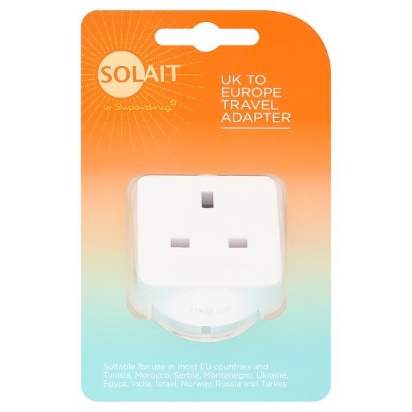 Solait UK to EU Travel Adaptor Single Pack