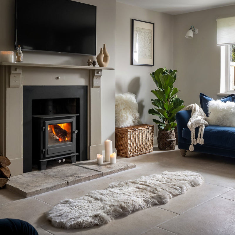 Naturally Sheepskins Long Wool Double Rug 180 x 55 cm