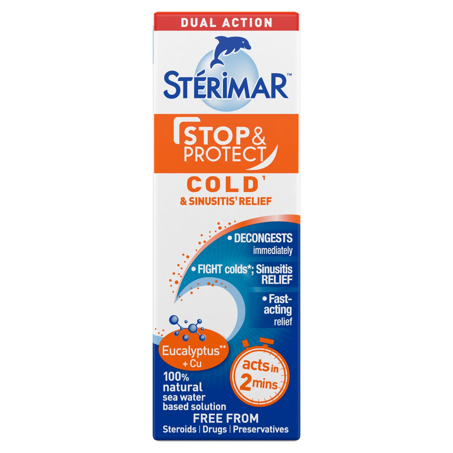 Sterimar Stop & Protect nasal spray 20ml, imported from the UK