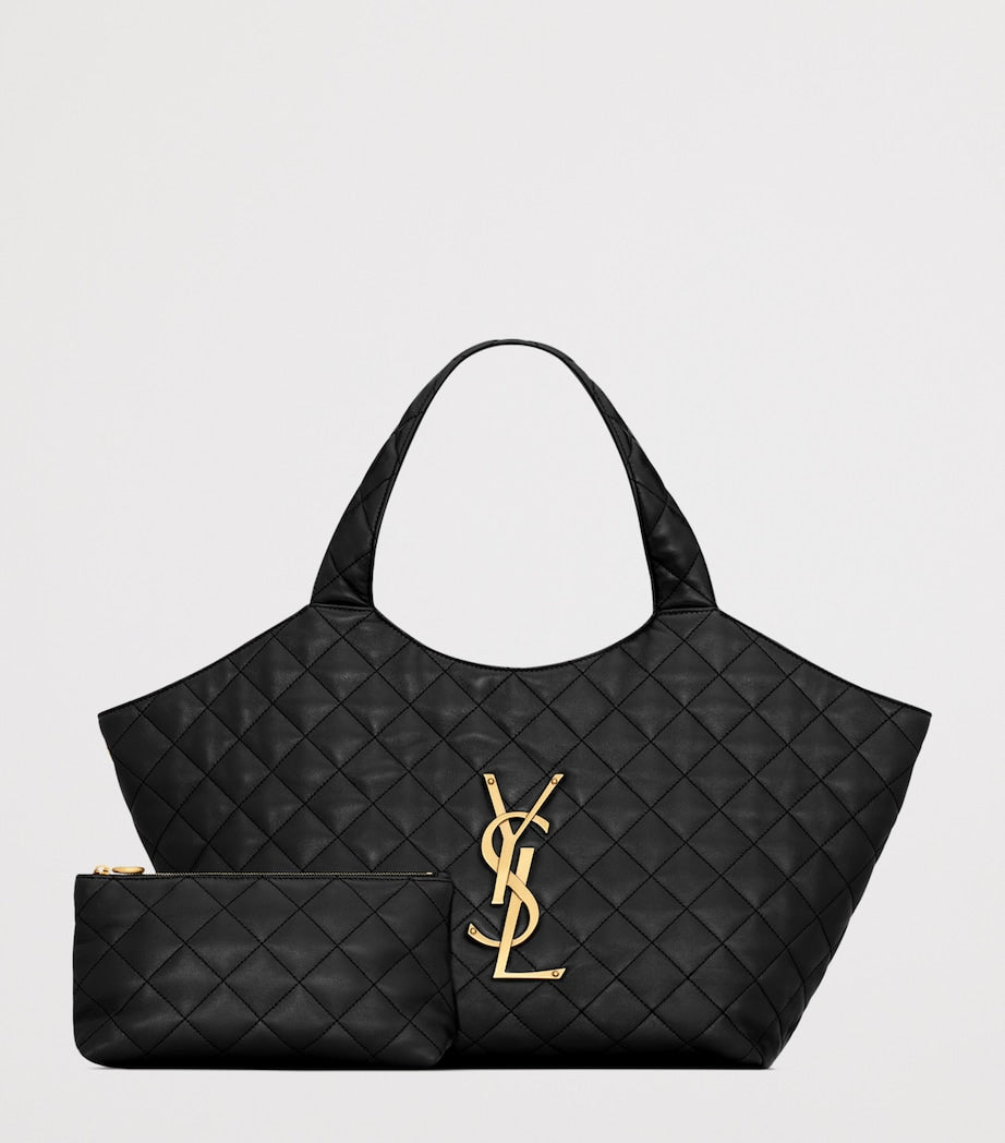 Saint Laurent medium Icare quilted tote bag - British product