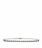 Max Mara leather jewelled belt 1cm width - British product