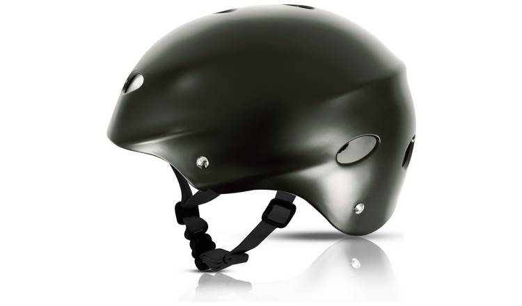 Zinc kids bike helmet black 54-58cm - British product
