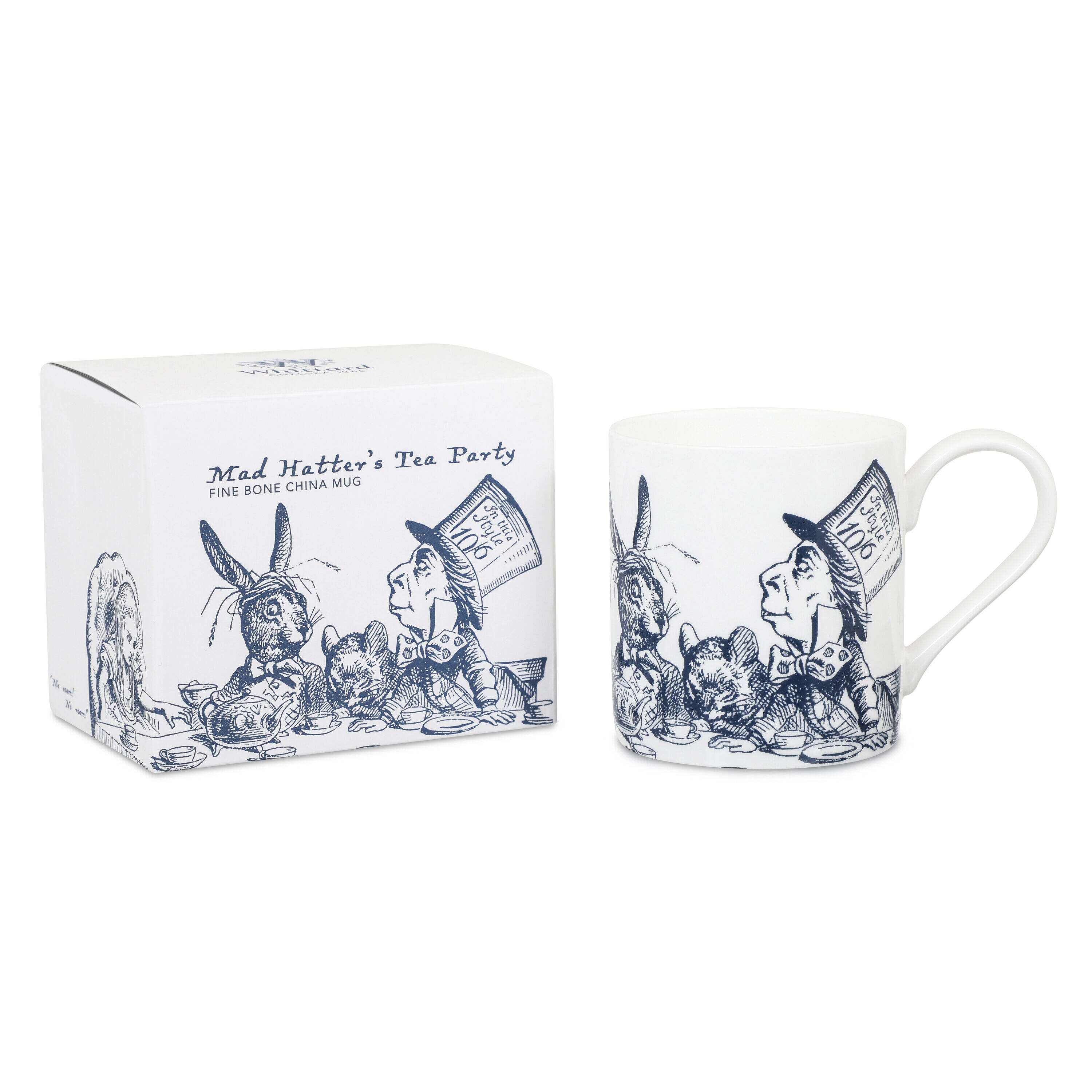 Whittard Alice in Wonderland bone china mug 300ml, imported from the UK
