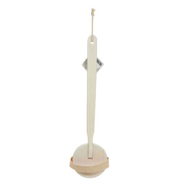 Bathtopia bamboo bath massage brush with soft bristles, UK version