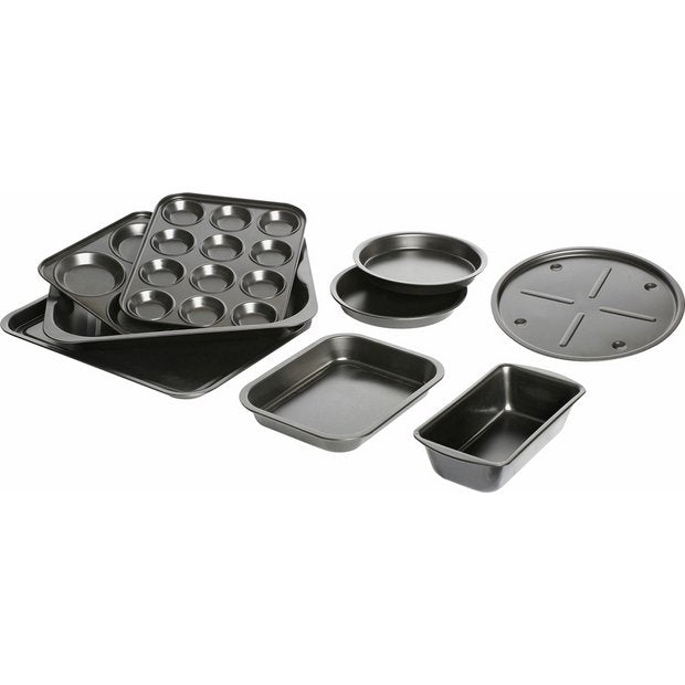 Argos Home 9 piece steel bakeware set, British brand