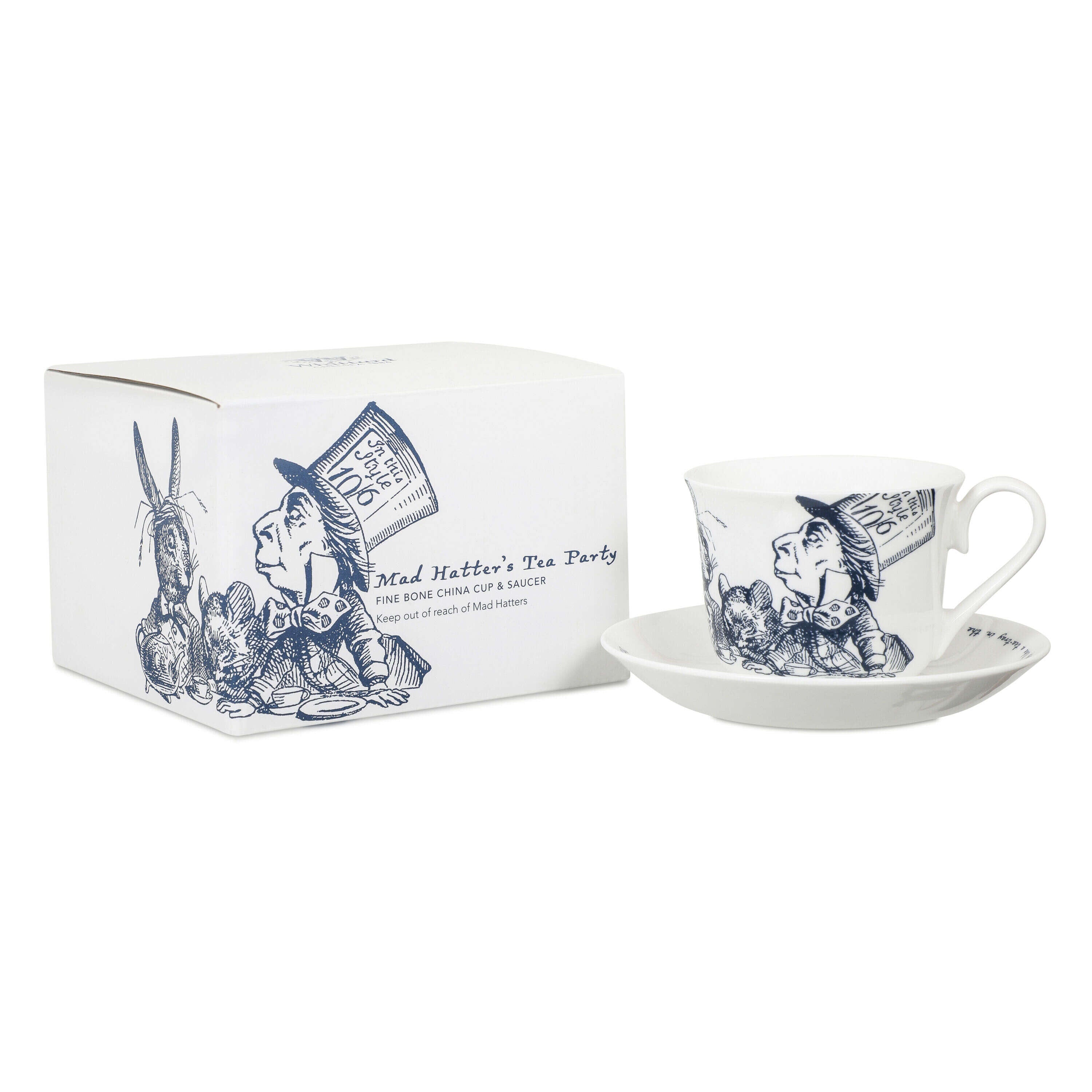 Whittard Alice in Wonderland cup and saucer set 280ml - British product
