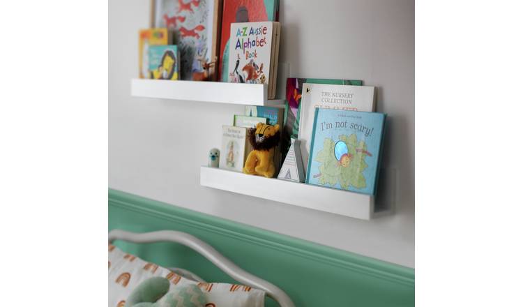 Habitat kids bookshelves set of 2 white - British product