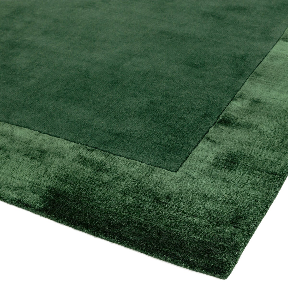 Asiatic Ascot Green rug wool viscose 200x290cm, UK version