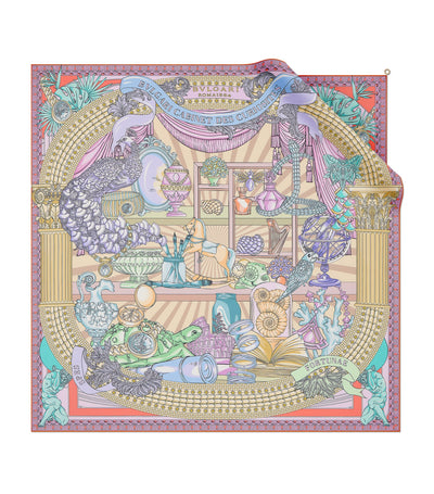 Harrods Bvlgari Silk Curiosity Scarf 90x90cm- Buy online at McGrocer