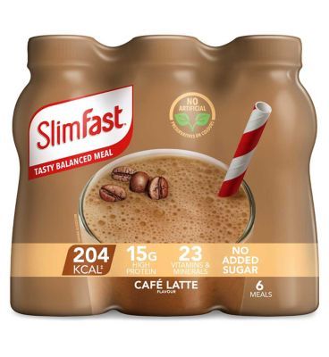 Slimfast Café Latte Milkshake bundle - 18 shakes