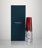 Waterford Crystal red bud vase 18cm (British brand)