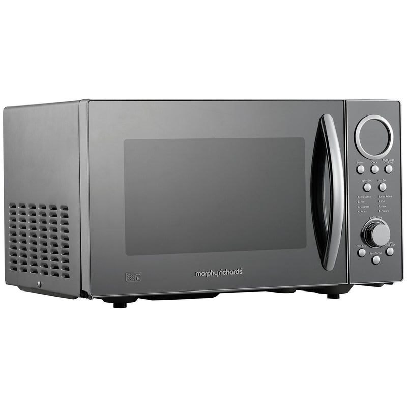 Morphy Richards 900W standard microwave silver 23L - British product