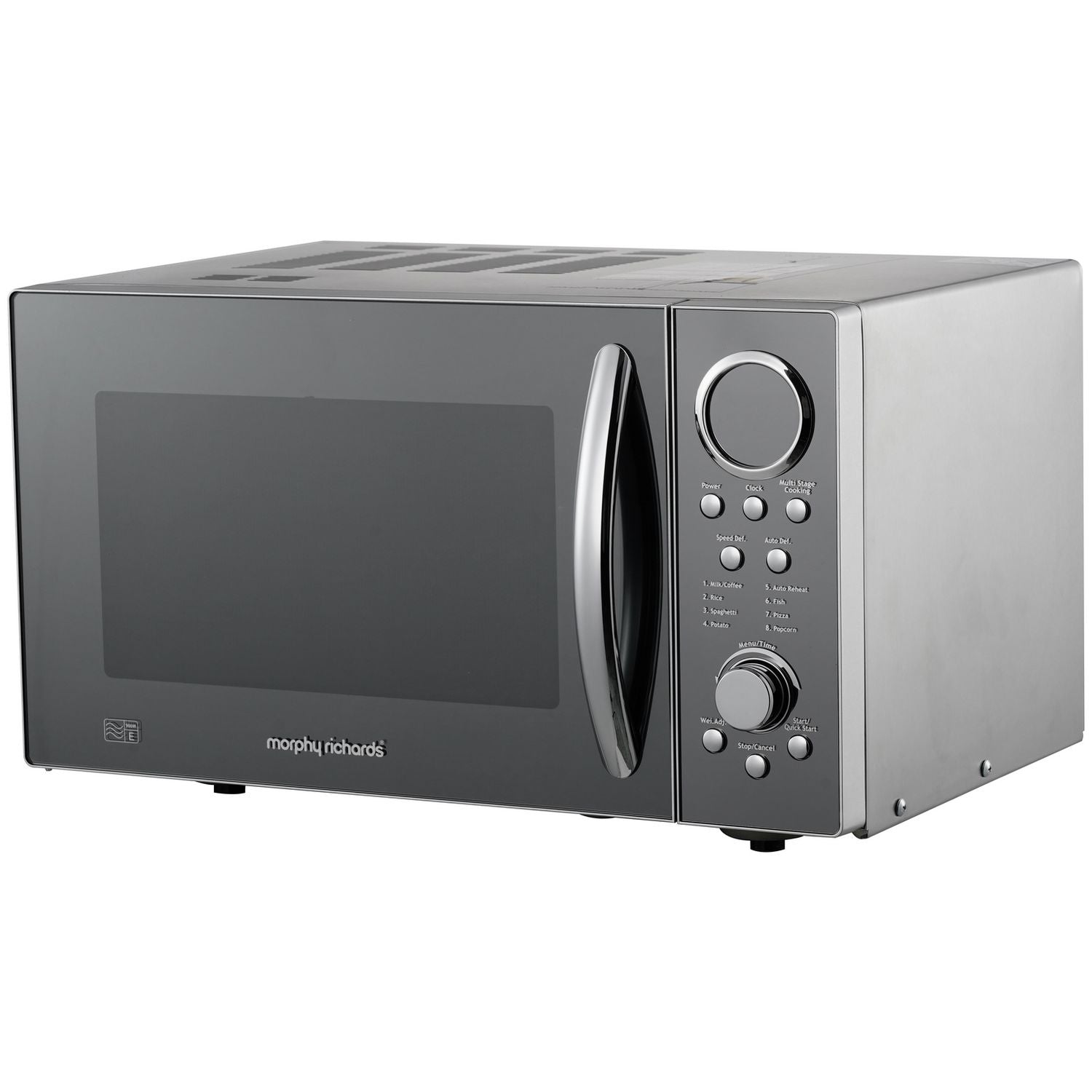 Morphy Richards 900W standard microwave silver 23L - British product