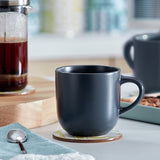 Habitat charcoal stoneware mugs set of 4, imported from the UK