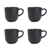 Habitat charcoal stoneware mugs set of 4, imported from the UK