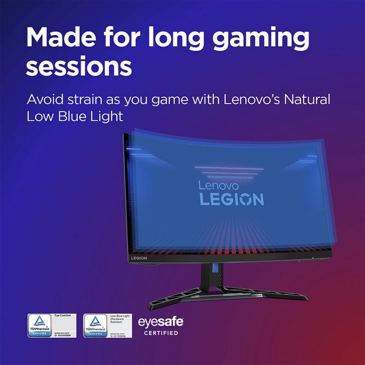 Lenovo gaming monitor R27fc-30 27 inch, UK version
