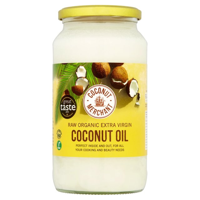 Coconut Merchant Raw Organic Extra Virgin Coconut Oil   1L GOODS M&S   