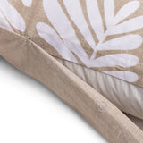 Habitat cotton bedding set single duvet cover brown foliage (British brand)