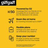 giffgaff 25GB SIM card 18 month good contract, imported from the UK