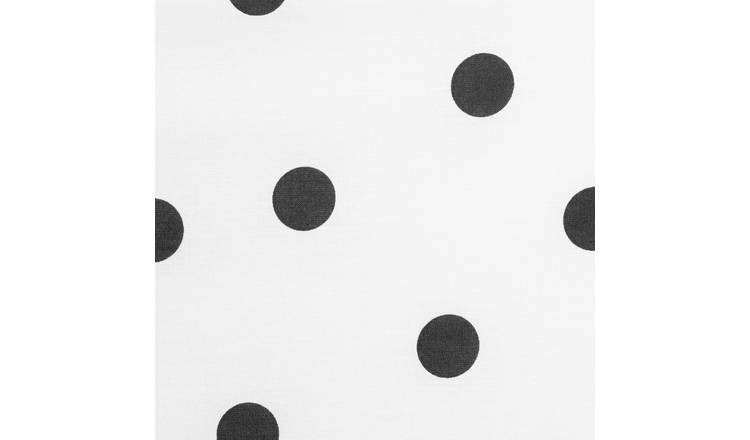 Argos Home mono spot printed fitted sheet single - British product