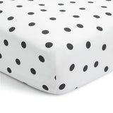 Argos Home mono spot printed fitted sheet single - British product
