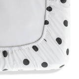 Argos Home mono spot printed fitted sheet single - British product
