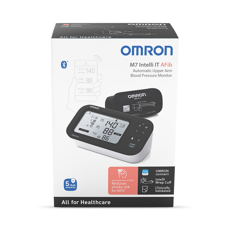 Omron M7 Intelli IT upper arm blood pressure monitor, UK version