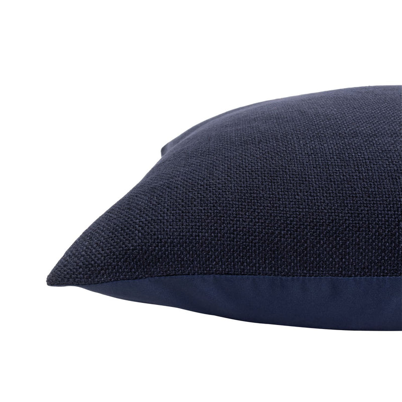 Habitat Basket Weave Cushion Cover- 2 Pack- Navy- 43x43cm