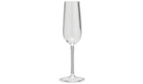 Habitat plastic gold rim prosecco glasses pack of 4, UK version