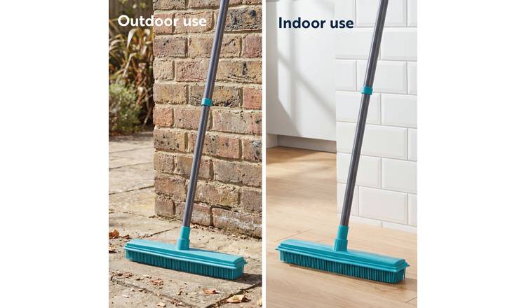 Beldray 2-in-1 pet lift and trap broom with rubber head, imported from the UK