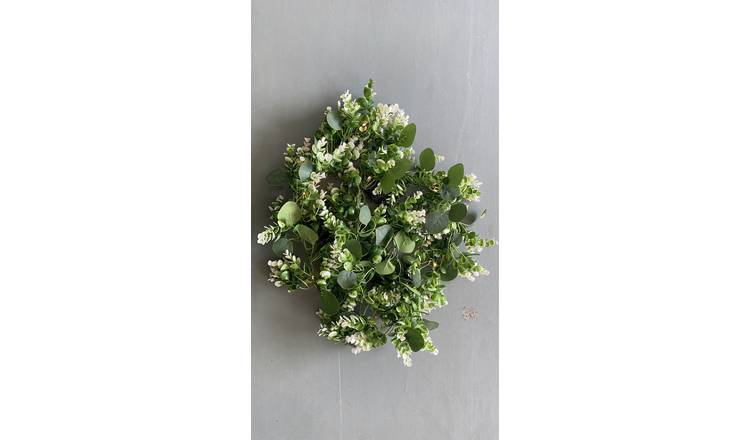 Garden XP artificial garland with battery string lights, imported from the UK