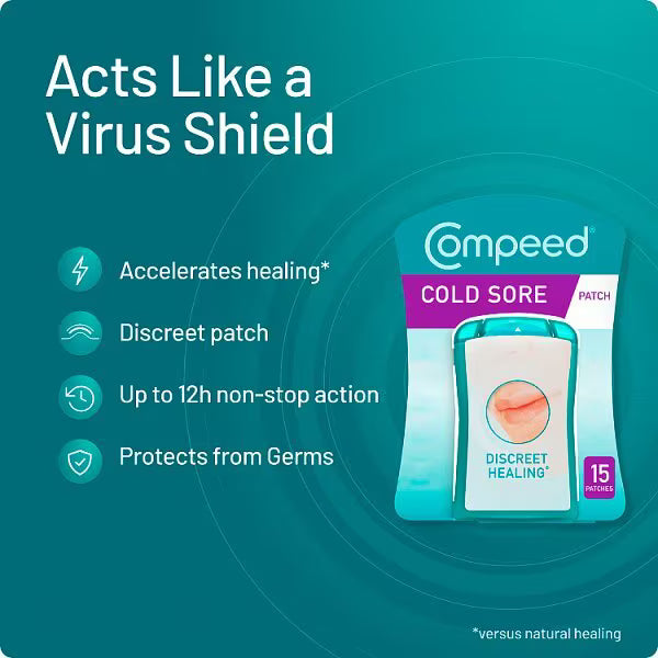 Compeed Cold Sore Patch 15 Pack - British product