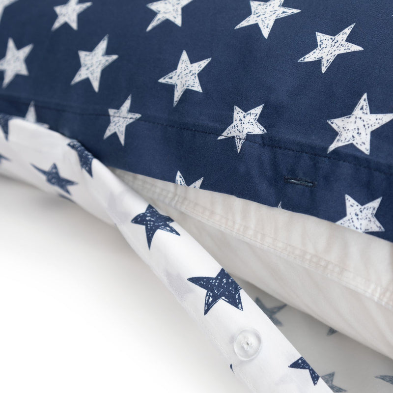 Habitat Kids Reversible Star Navy Bedding Set - Single