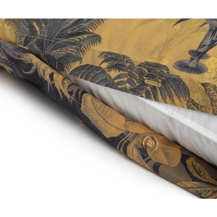Habitat palm print mustard bedding set single (British brand)