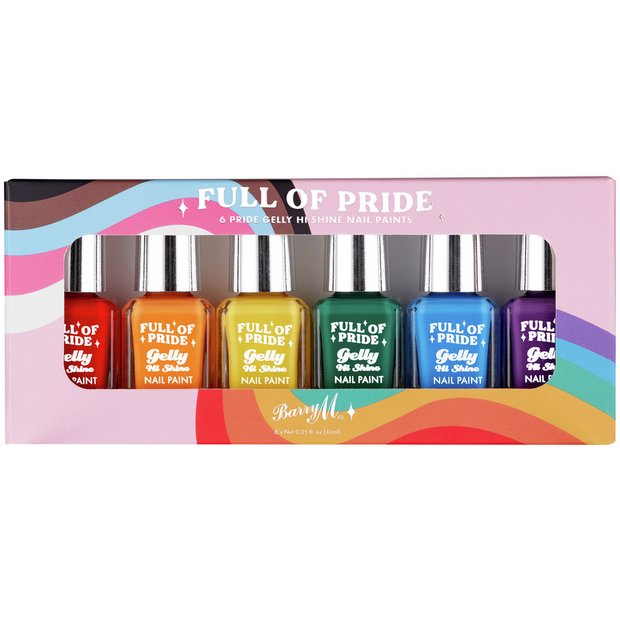 Barry M Full of Pride nail polish set 6-pack - British product