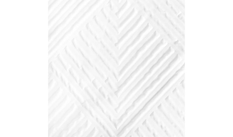 Argos Home textured white bedding set single - British product