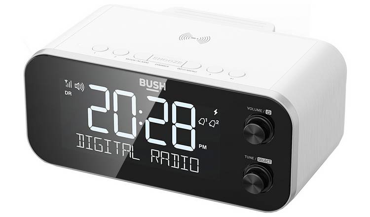 Bush DAB clock radio white - British product