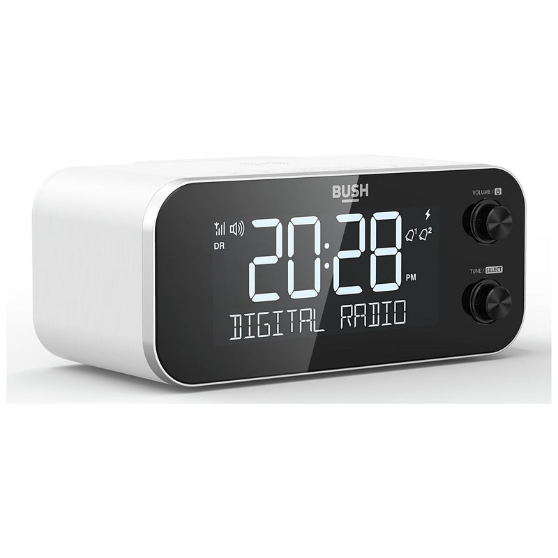 Bush DAB clock radio white - British product