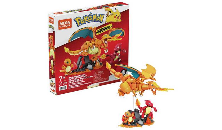 Mega Pokemon Building Set - Charmander Evolution