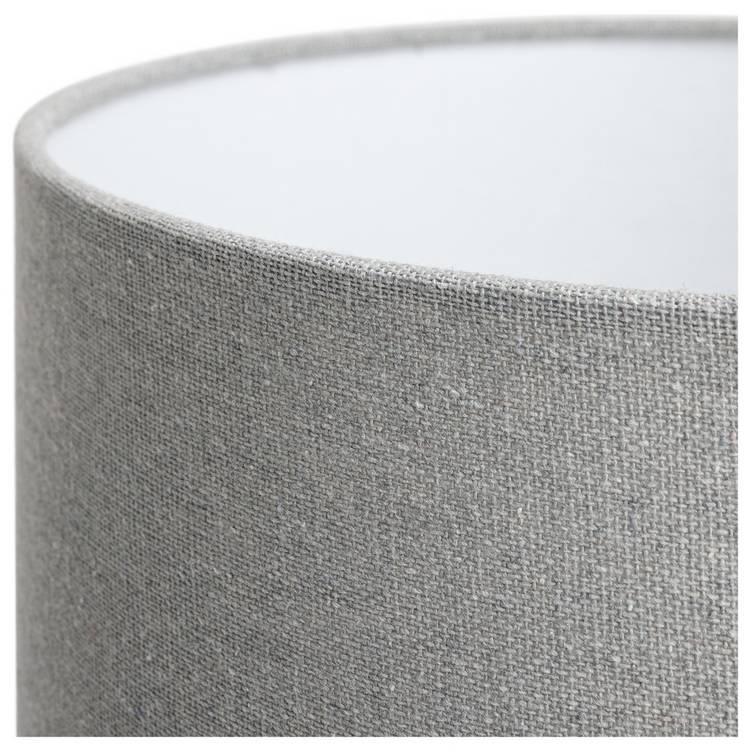 Argos Home Lyle 46cm wooden tripod table lamp grey, imported from the UK
