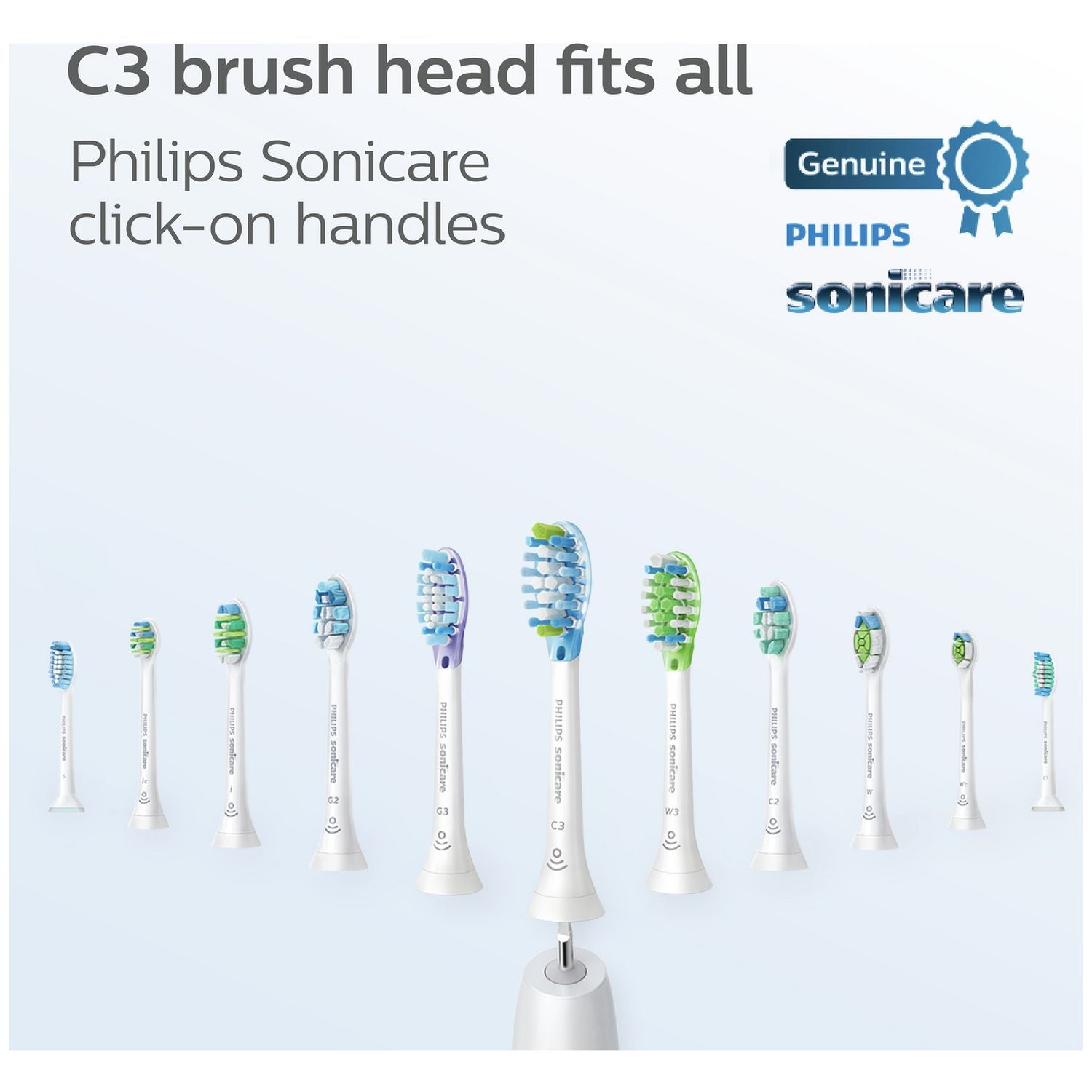 Philips Sonicare Premium Plaque brush heads black 4 pack (British brand)