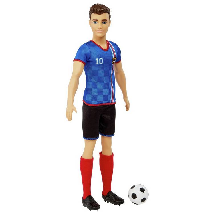 Barbie Ken Footballer Careers doll 30cm (British brand)