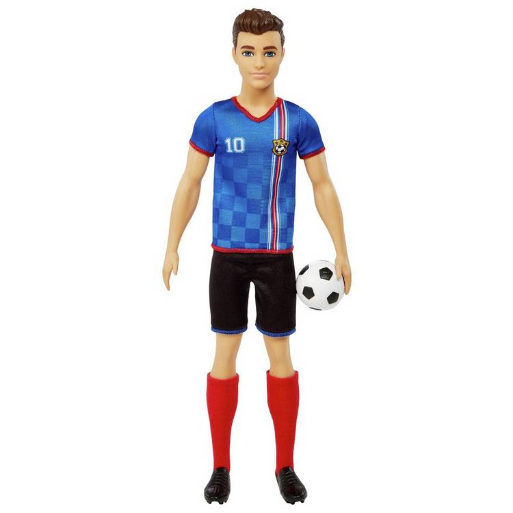 Barbie Ken Footballer Careers doll 30cm (British brand)