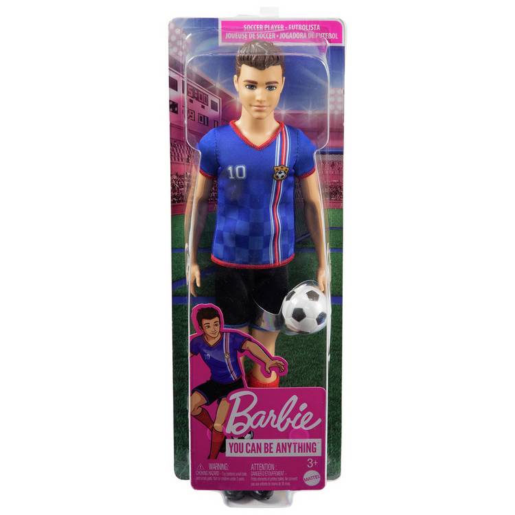 Barbie Ken Footballer Careers doll 30cm (British brand)