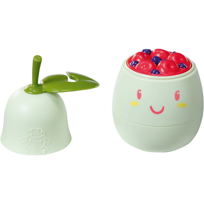 Baby Annabell lunch feeding set with realistic sounds and food inserts, UK version