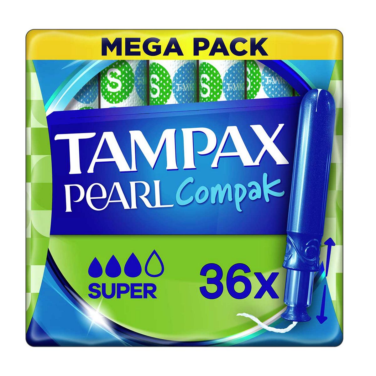 Tampax Pearl Compak Super Tampons Applicator 36X GOODS Boots   