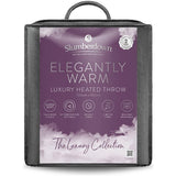 Slumberdown luxury heated throw charcoal, UK version