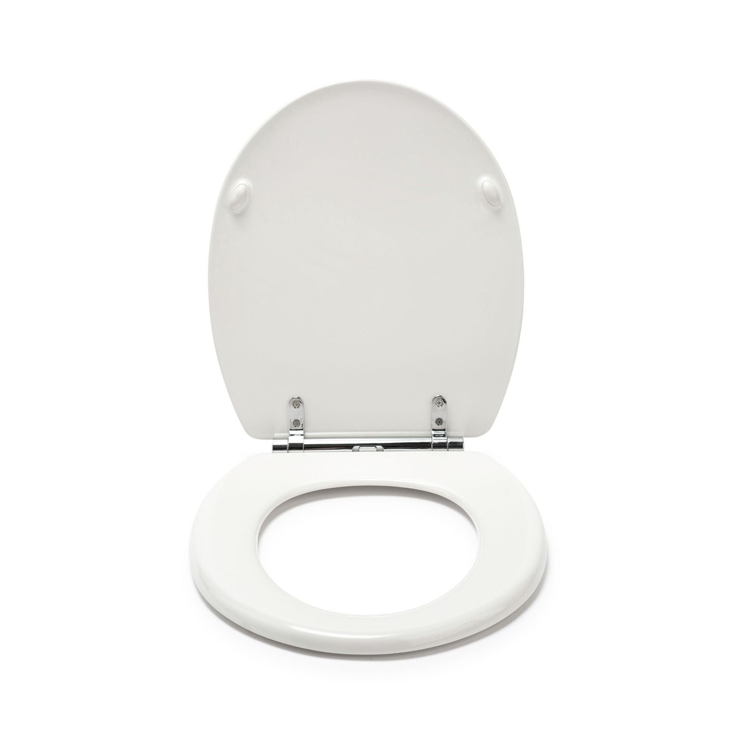 Croydex Lugano moulded wood toilet seat white (British brand)