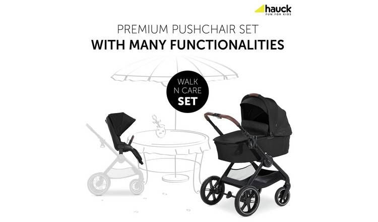 Hauck Walk N Care Pushchair Set - Black