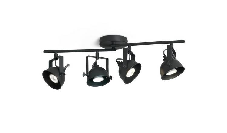 Argos Home 4-light spotlight dark grey, UK version